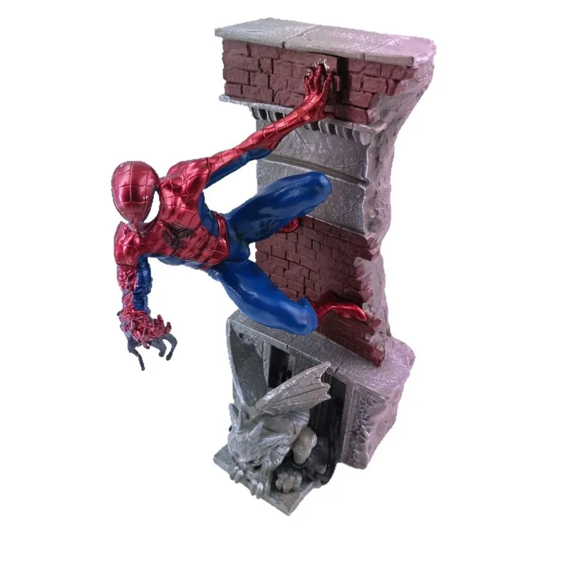 Marvel Venom Spider-Man Anime GK Modell Statue Avengers Sammlung Szene Display Stück Action Figur Sammeln Spielzeug Geschenk