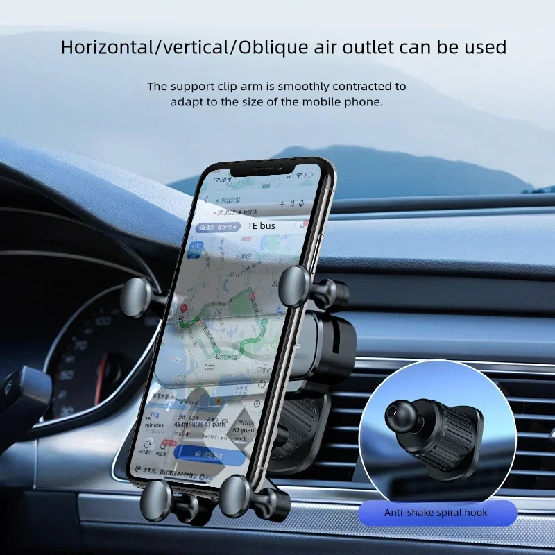 360° Gravity Car Phone Holder for Universal Car Phone Holder Gravity Stand Bracket Magnetic Support Mobile Car Adapter Holder