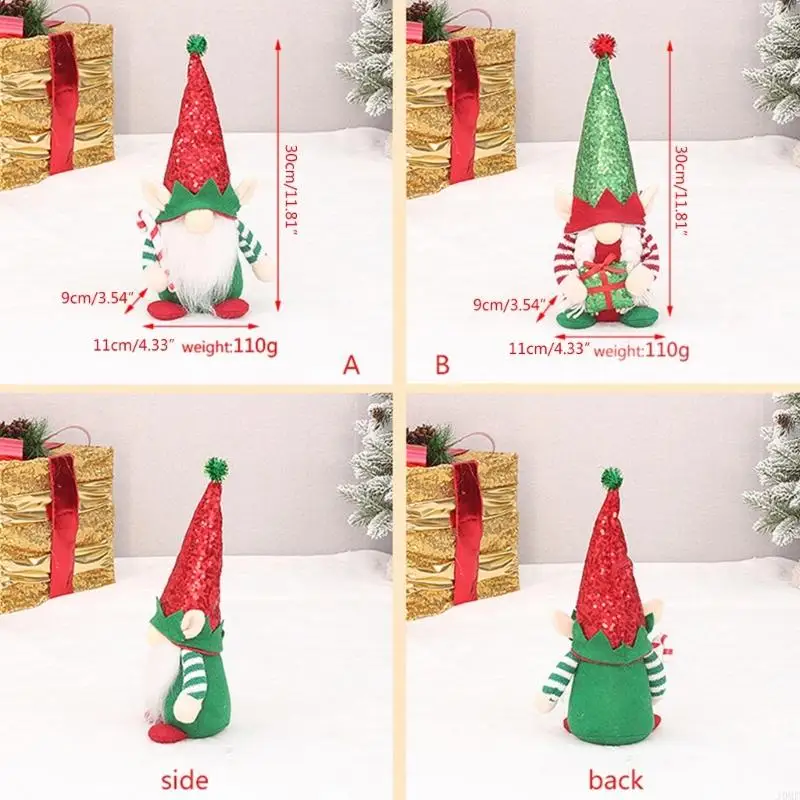 J0MF Dwarf Rudolf Gonk Tomte Dwarf Plush ตุ๊กตาเครื่องประดับตกแต่งของขวัญวันแม่สแกนดิเนเวียน Tomte Rudolf