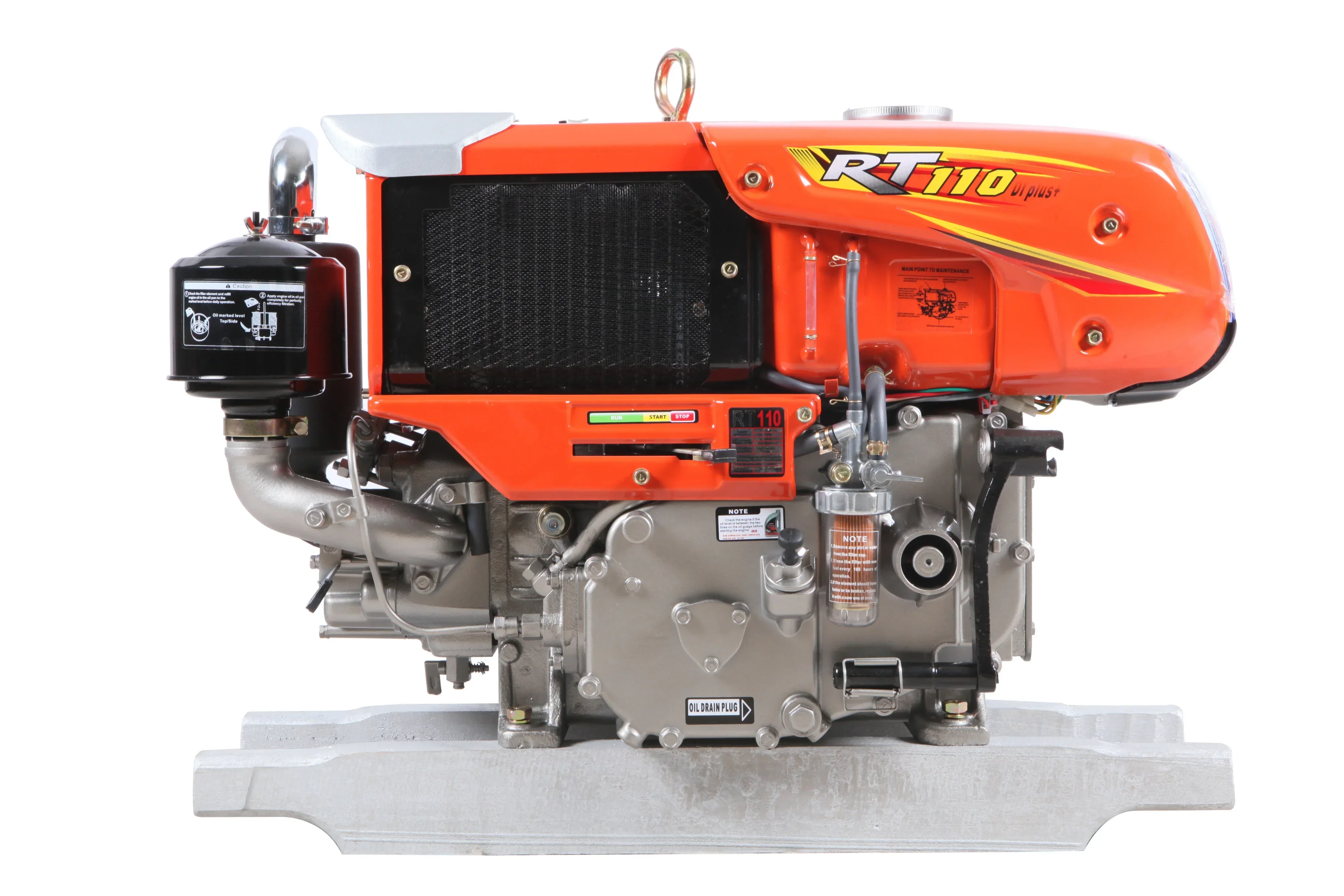 -pour moteur Diesel Les moteurs de machines refroidis à l'eau RT110 Boer Qualité digne