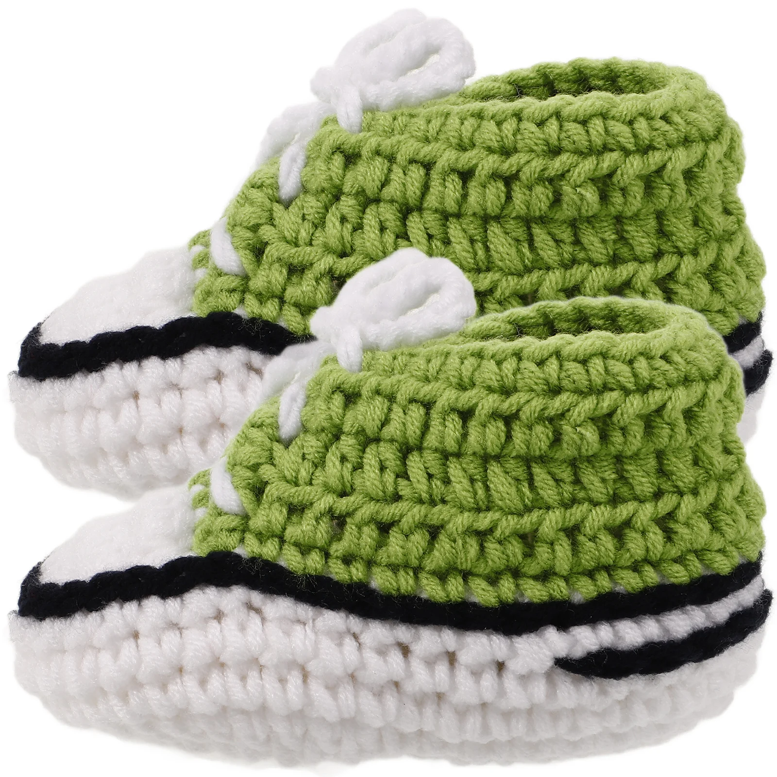 Ręcznie robione na szydełku buciki dla niemowląt, miękkie, oddychające, wygodne, rozmiar 10 cm, dla dzieci w wieku 0-12 miesięcy, ciepłe na wiosnę i jesień.