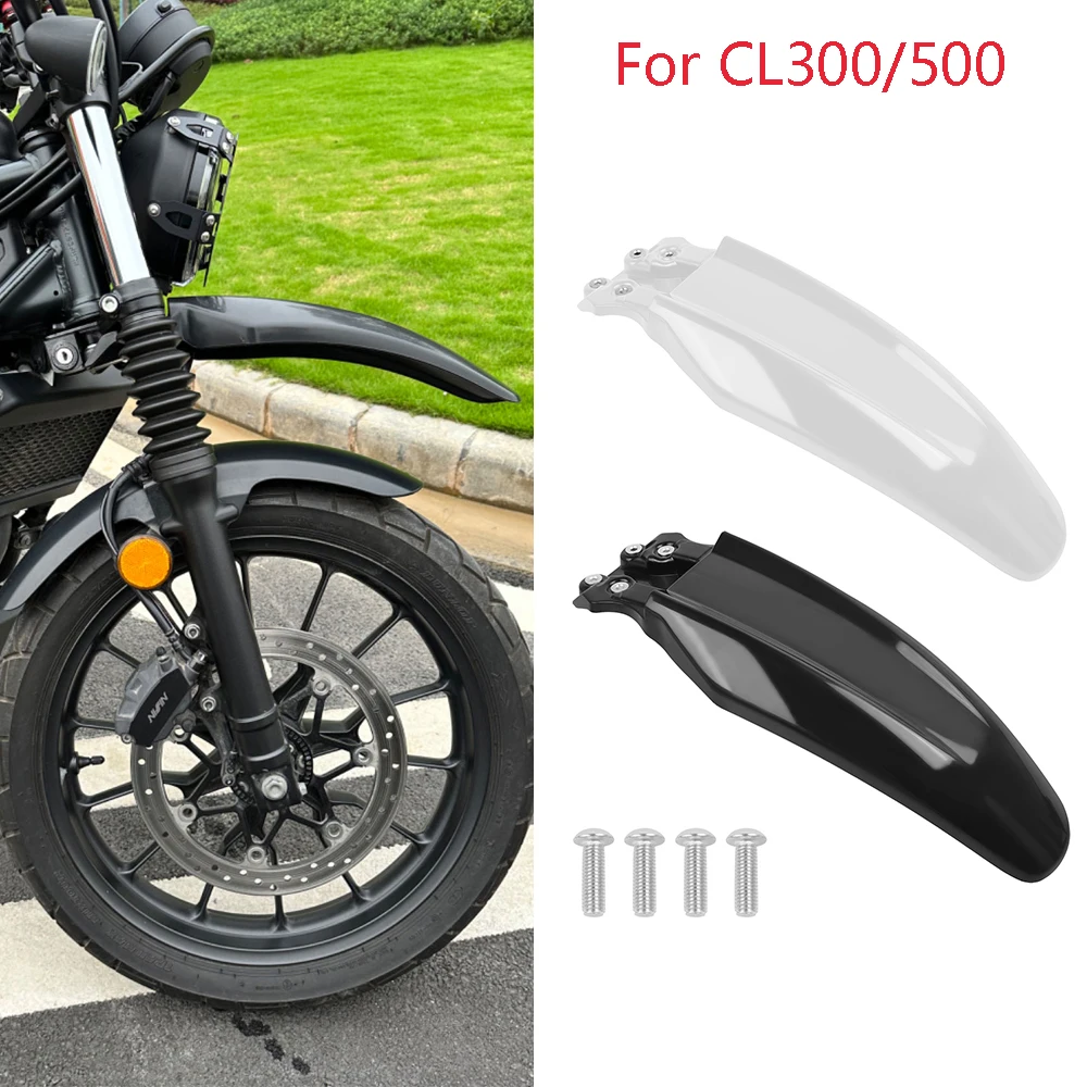 

For Honda CL300 Long Front Fender Upper Mudguards Splash Guard Extender CL500 CL 500 CL 300 Scrambler SCL500 2023 2024