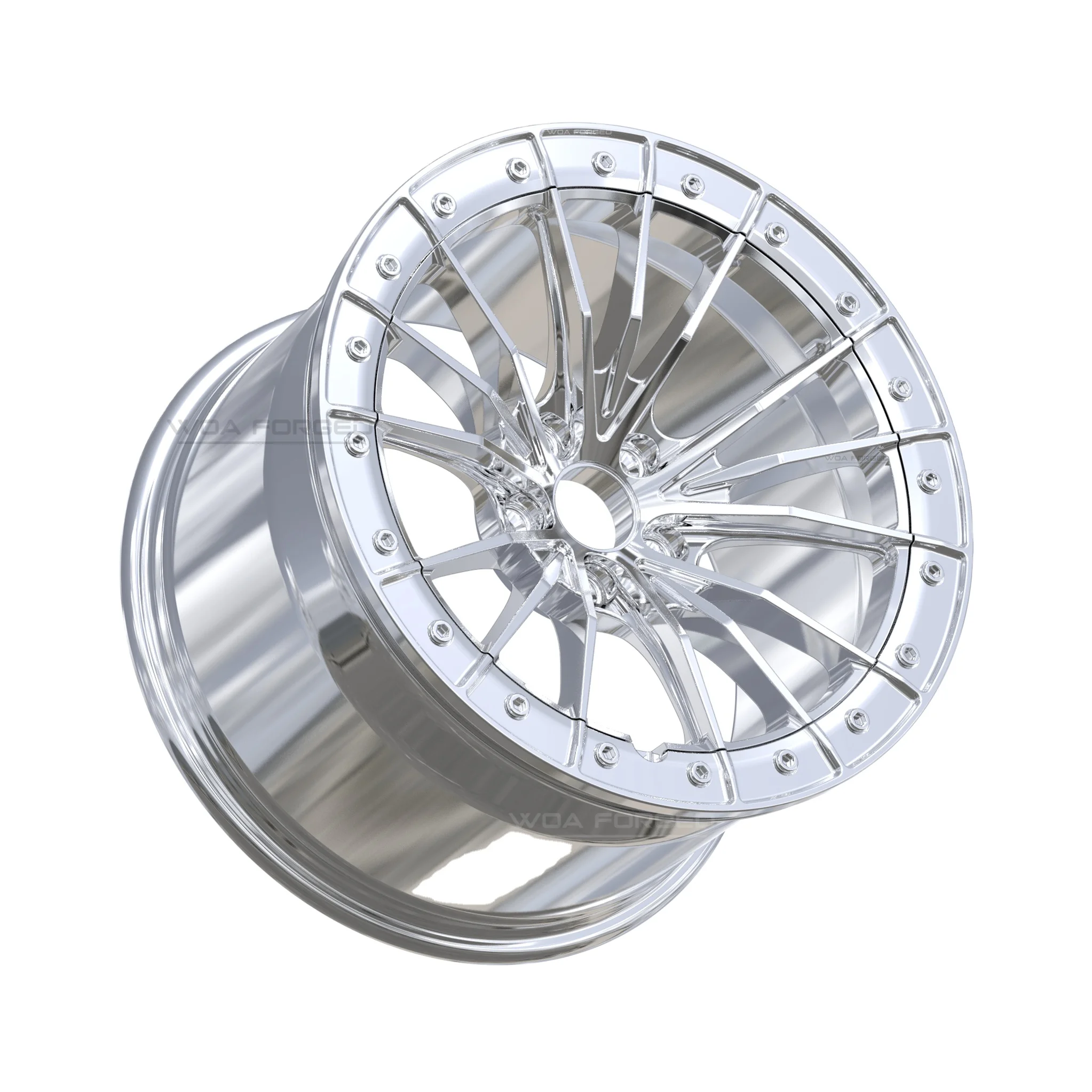 

BeadLock Forged Concave Two-piece Triple Chrome Silver Braided 19 20 21 Inches Polished GT F80 Original Manufactured 5x130 5x112