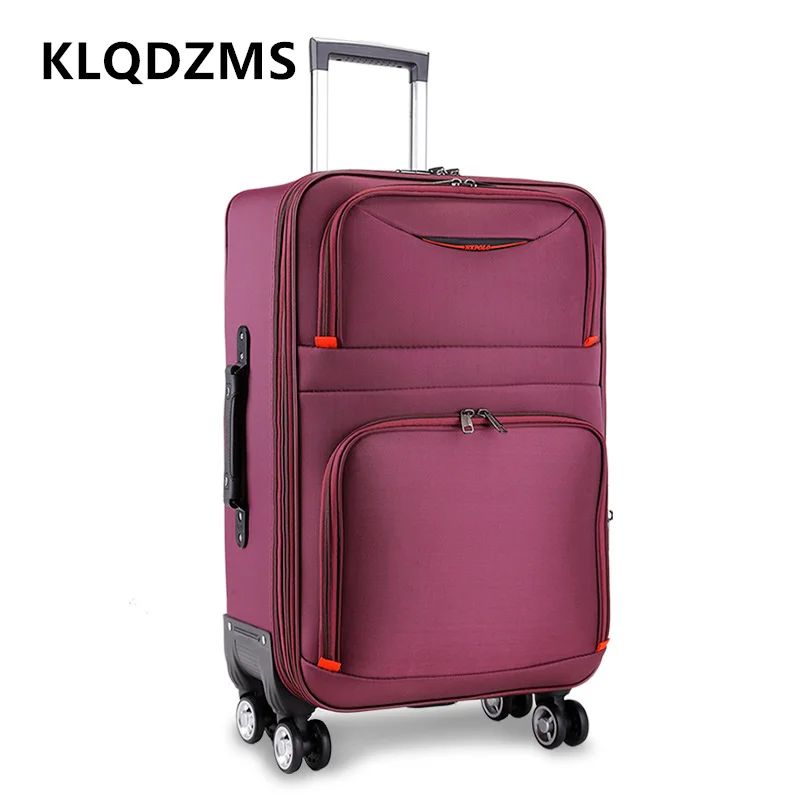 KLQDZMS High-quality suitcase large-capacity trolley case 20 inches boarding box 22
