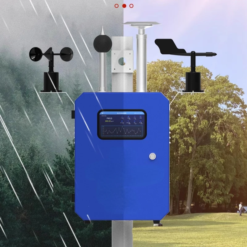 Air Quality Monitoring System Environmental Monitoring Station Four and Two Dust Micro Station Miniature Air Detector