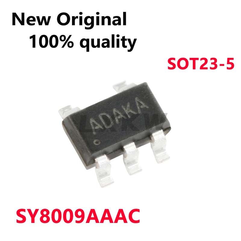 20/PCS New Original SY8009AAAC Silk screen ADAKA AD*** SOT23-5 Synchronous buck DC-DC regulator chip In Stock