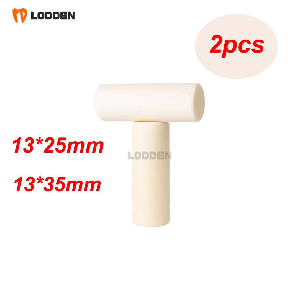 2pcs Dental Investment Press Rod 13*25/35mm Cast Porcelain Knockout Pin Ceramic Ingots Mould Denture Casting Tool