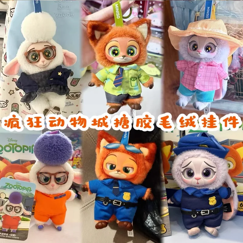 

Original Zootopia Series Vinyl Plush Blind Box Anime Periphery Trendy Toys Backpack Pendant Decor Mystery Box Collection Gifts