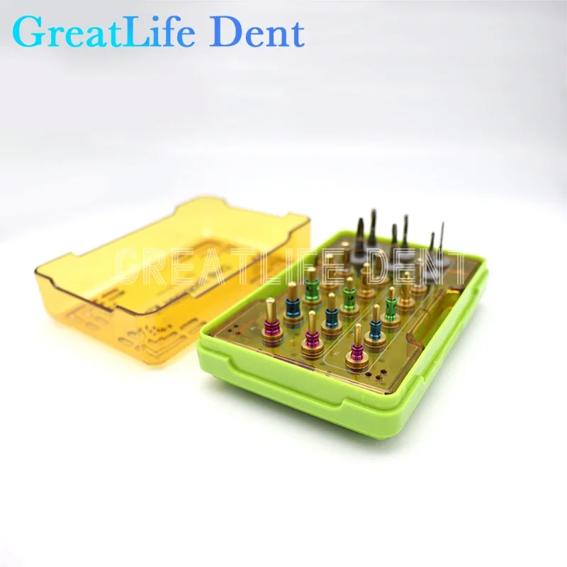 GreatLife 100% Original Surgery Instrument Kit Implantium Tool Dentium Implant Integral Stopper Drills Dental Drill Stopper Kit