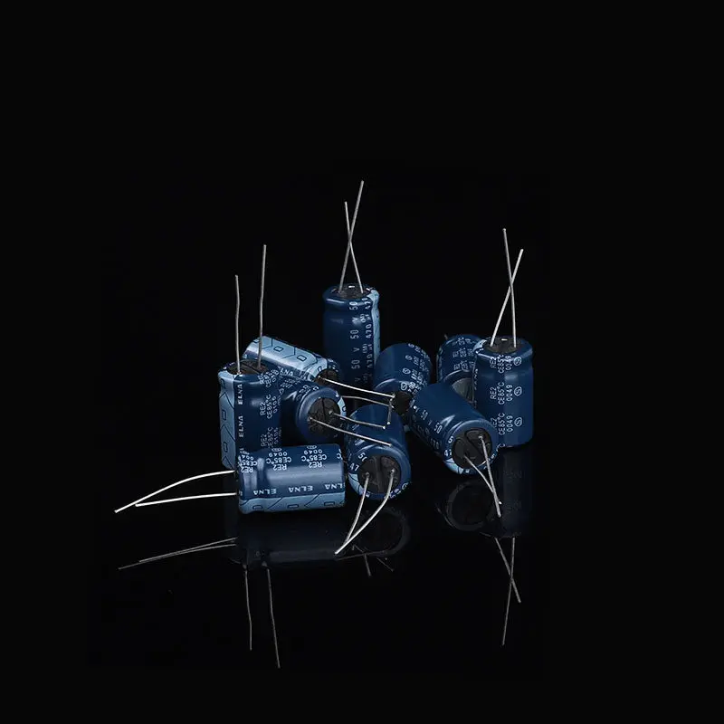 Japanese imported ELNA Ina 470UF 50V audiophile audio electrolytic capacitor RE2 series brand new