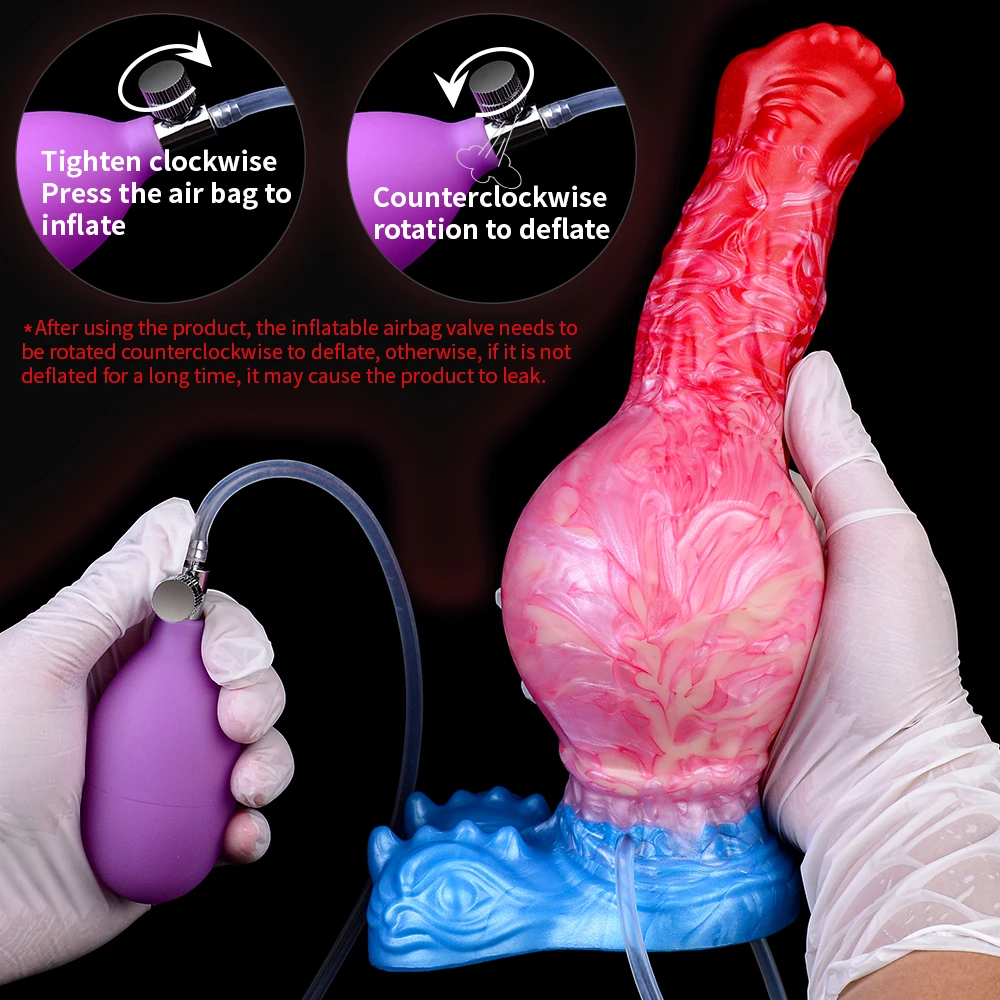 NUUN Fantasy Dildo Vagina Inflatable Squirting Penis Realistic Ejaculating Silicone Monster Big Cock Adult Sex Toys for Women