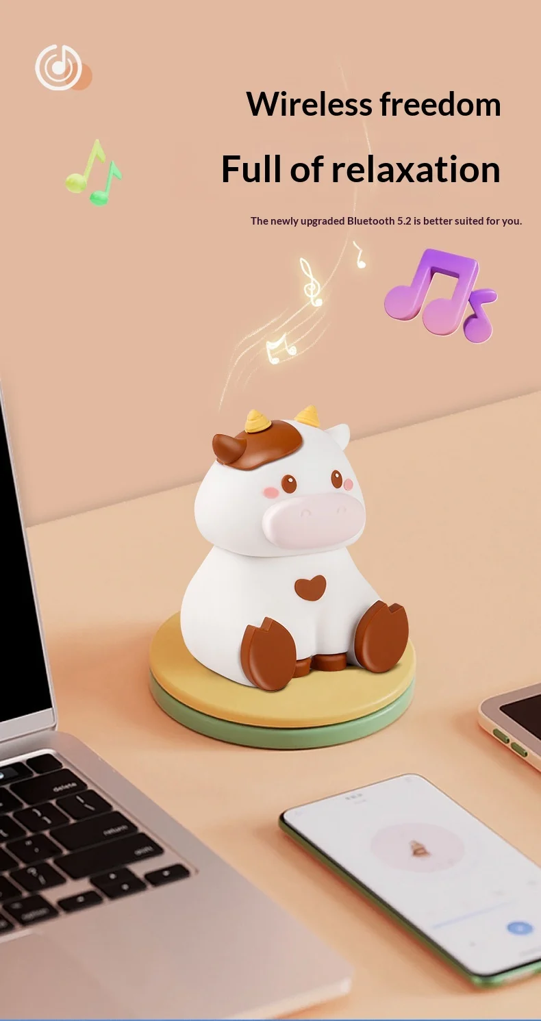 Phones Brackets Bluetooth Speaker Cartoon Animal Cell Phone Stands Desktop Table Stand Cute Holder Speaker Ornament
