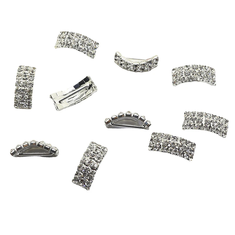 10Pcs 20 * 9mm shape supply multi drainage diamond accessories buckle accessories clothing hair decortion accessories