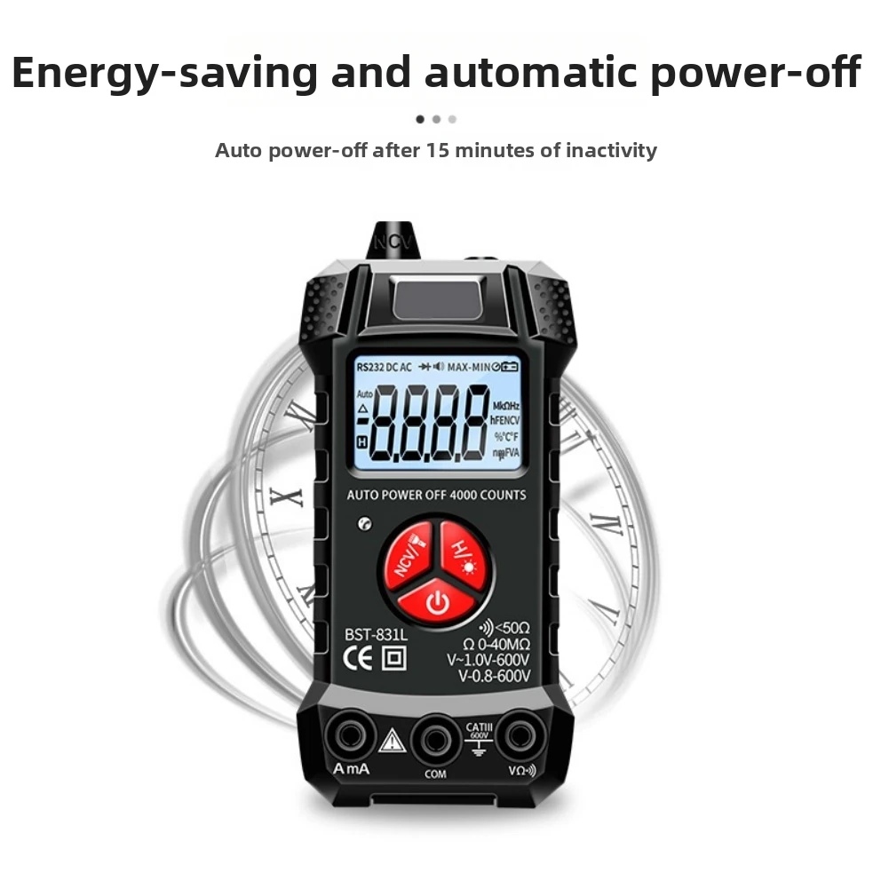 Fully Automatic Multimeter Intelligent Recognition Digital Multimeter Automatic Counts Auto Current Ammeter Detector Tool