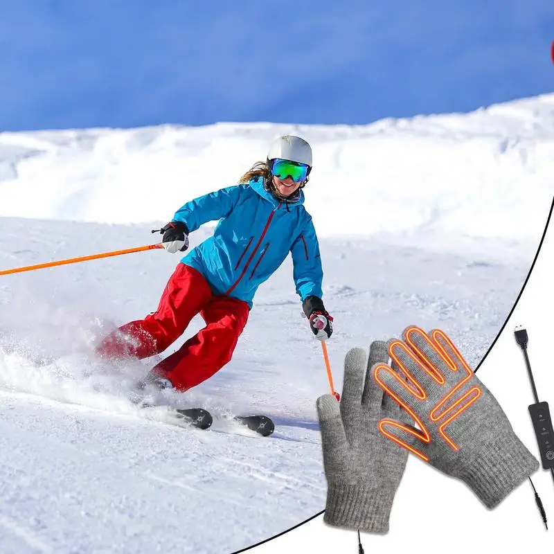 

Нагревательные перчатки для зимы. Грелки для рук. Перчатки с подогревом. Перчатки с сенсорным экраном. 3-сторонние настройки температуры. Велосипедные перчатки. Лыжные перчатки для вождения.