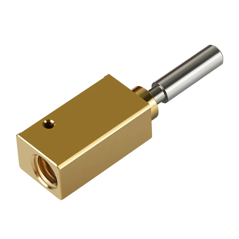 Luar Biasa 2 Buah untuk ELEGOO Neptune 4 MAX/4 PLUS 3D Printer Logam Hotend 3D Printer Aksesoris untuk Kuningan Hotend Kit