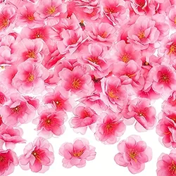 10/20/50Pcs Peach Blossom Petals Artificial Cherry Blossom Flowers Heads for Home Room Dceor Wedding Decoration Accessories