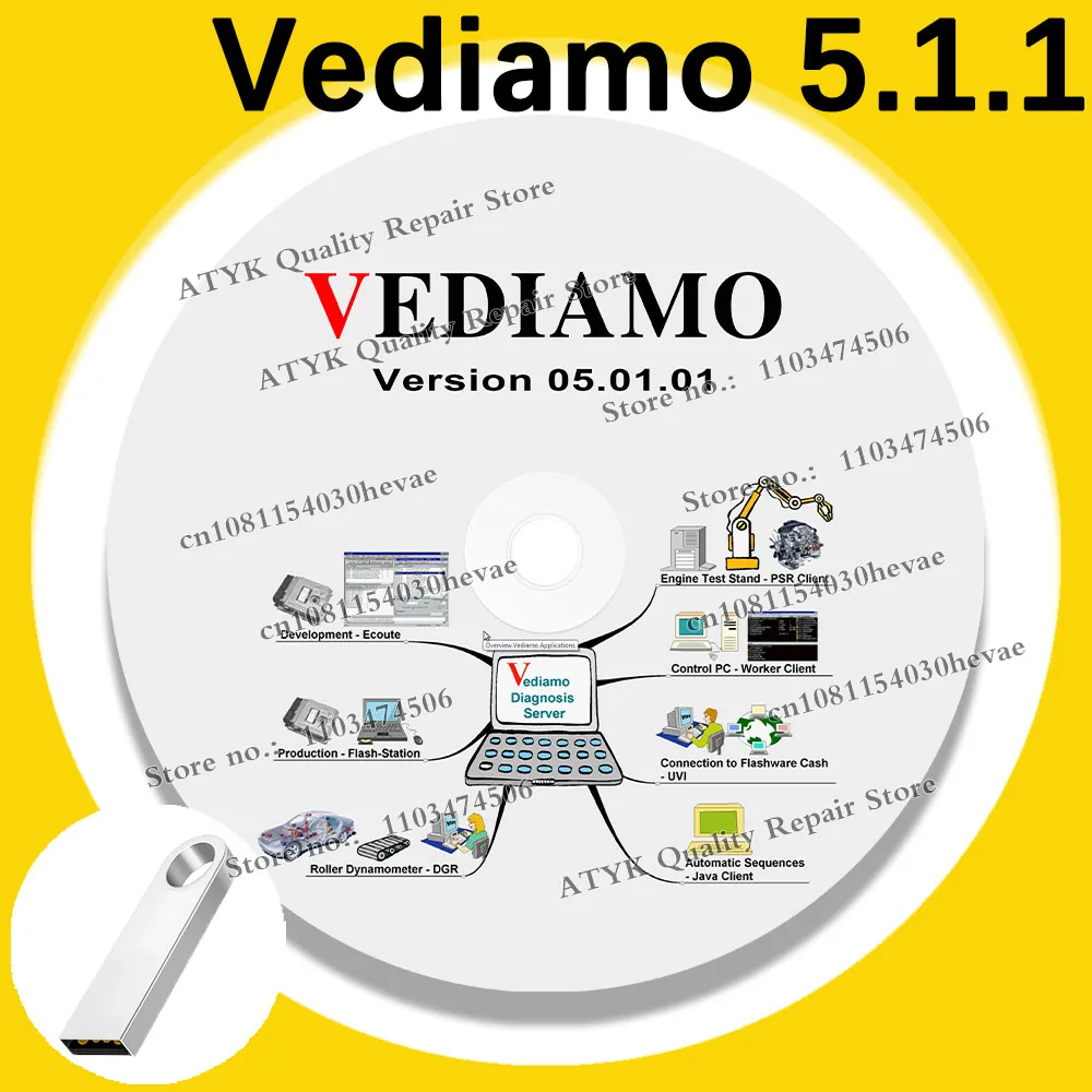 

Диагностическое программное обеспечение Vediamo 5.1.1, диагностическое программное обеспечение 5.1.1, интерфейсное Оборудование для ремонта vediamo, программа диагностики vci для автомобиля