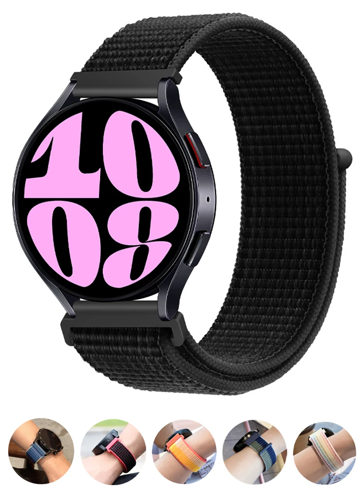 22mm 20mm strap For Samsung Galaxy watch 7/6/5/4 44mm 40mm/classic 42 46mm/Active 2/Gear S3 bracelet correa watch 5 pro 45mm