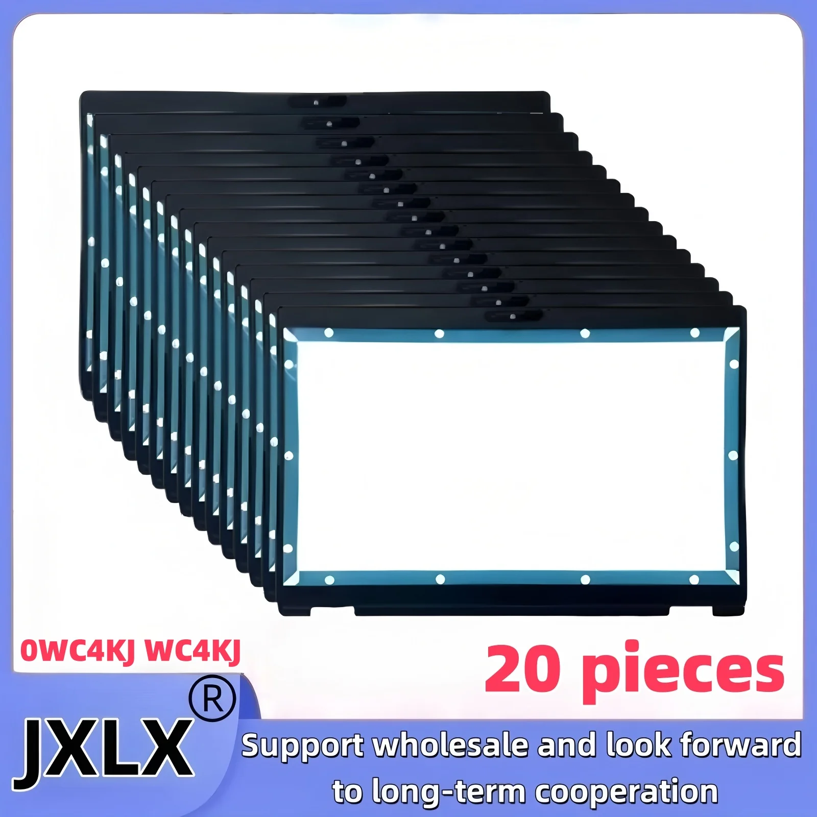 JXLX ®   جديد لـ Dell Latitude E5400 5400 LCD الحافة LCD غطاء الإطار الأمامي/0WC4KJ WC4KJ