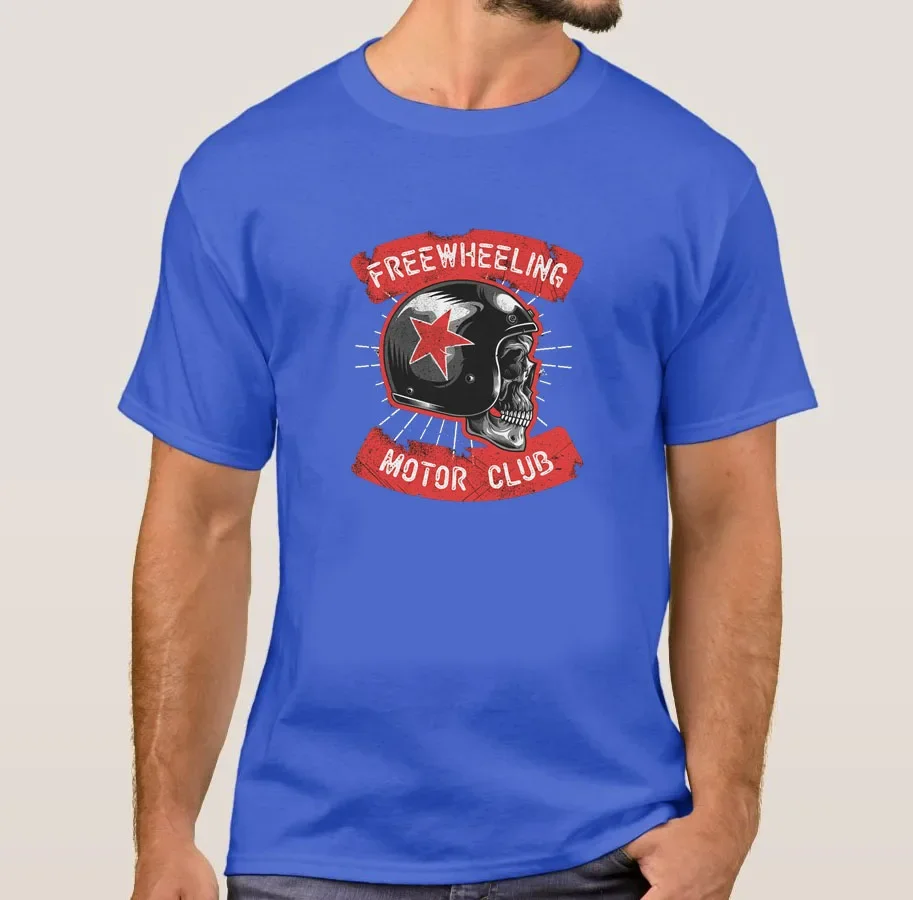 

Motorcycles Motor Club Red Star Skull Rider Grim Biker Summer Cotton Short Sleeve O-Neck Mens T Shirt New S-3XL