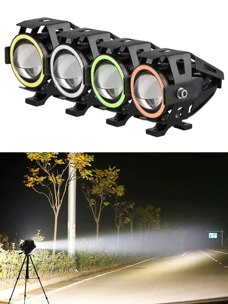 AliExpress KEVANLY 1pc LED Auxiliary Motorcycle Headlight Universal U7 Mini Spotlights DRL Driving Lamp Motorcycle Bicycle Lamp Accessories