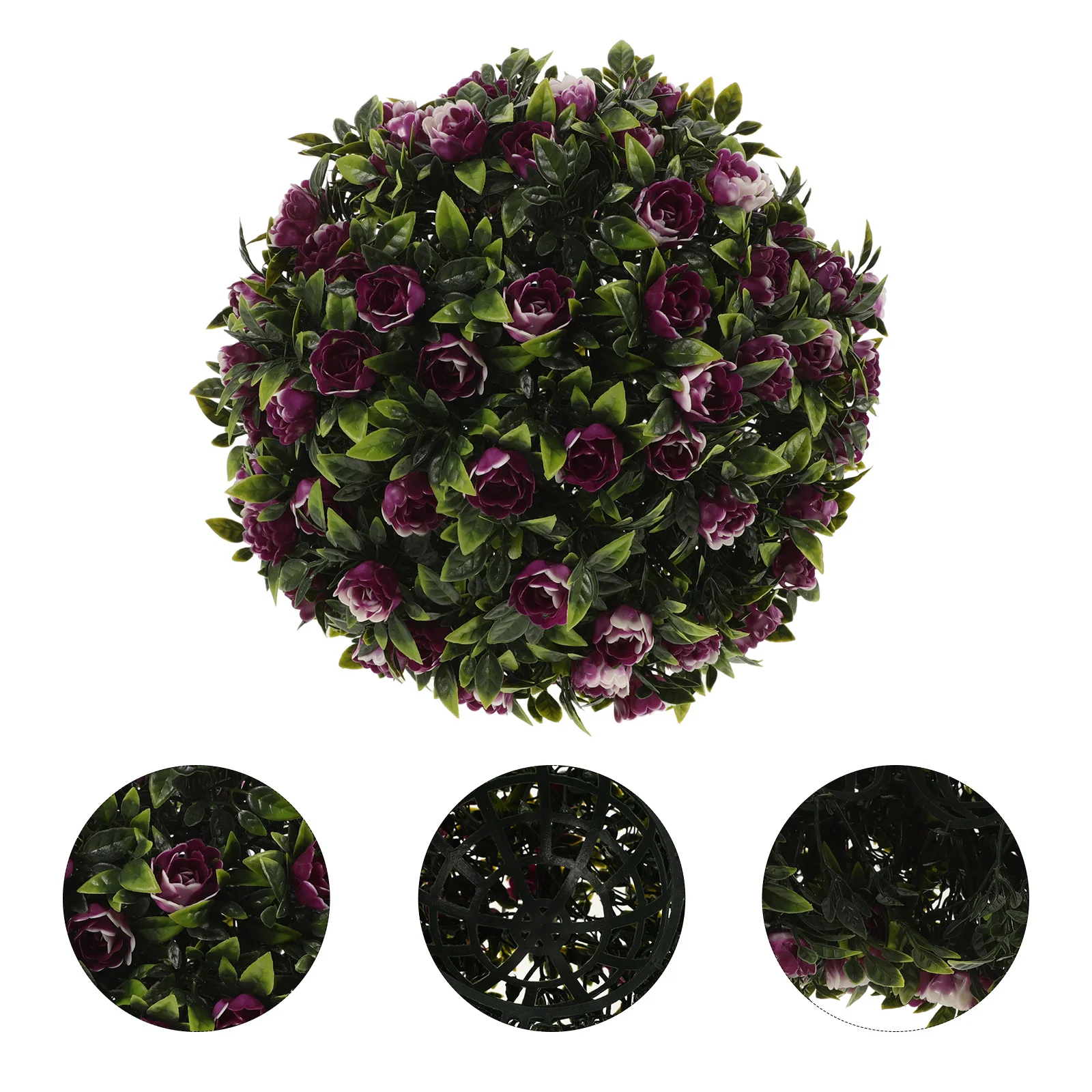 

Artificial Topiary Ball Decorative Round Simulation Plant Ball for Wedding Party Home Decor Indoor Outdoor Greenery Fake Plant