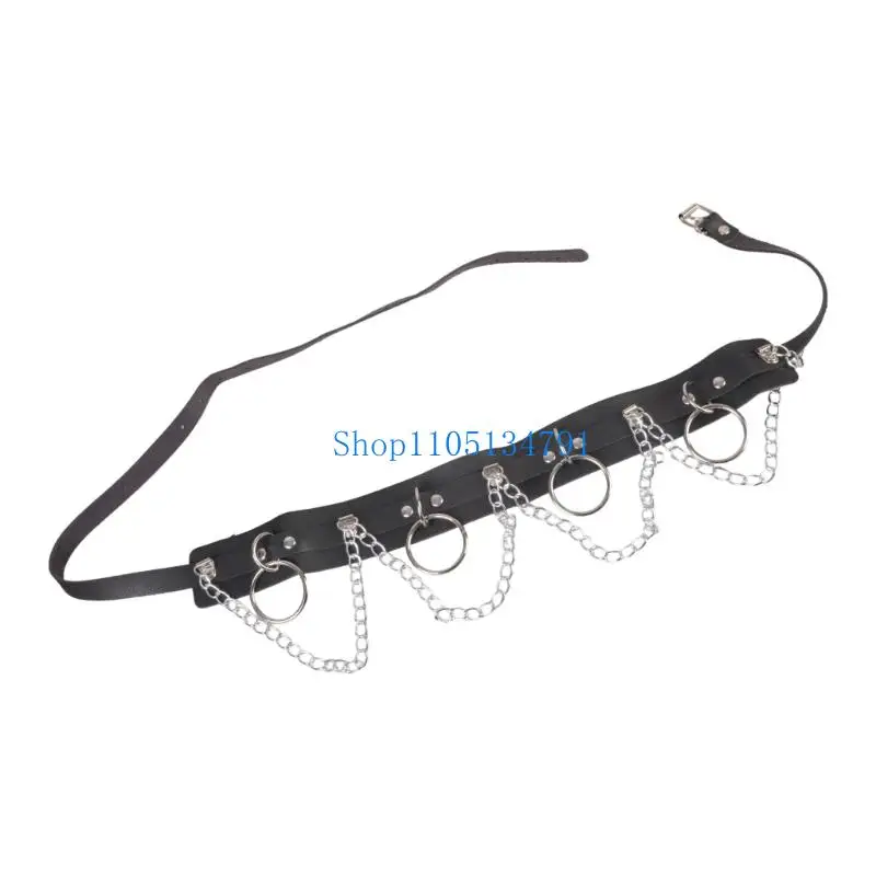 

98km Hip Hop Trend Waist Belt Chain Punk Wide Chain Costume Belt for Wrap Dress Suit Skirt Jeans Jewelry