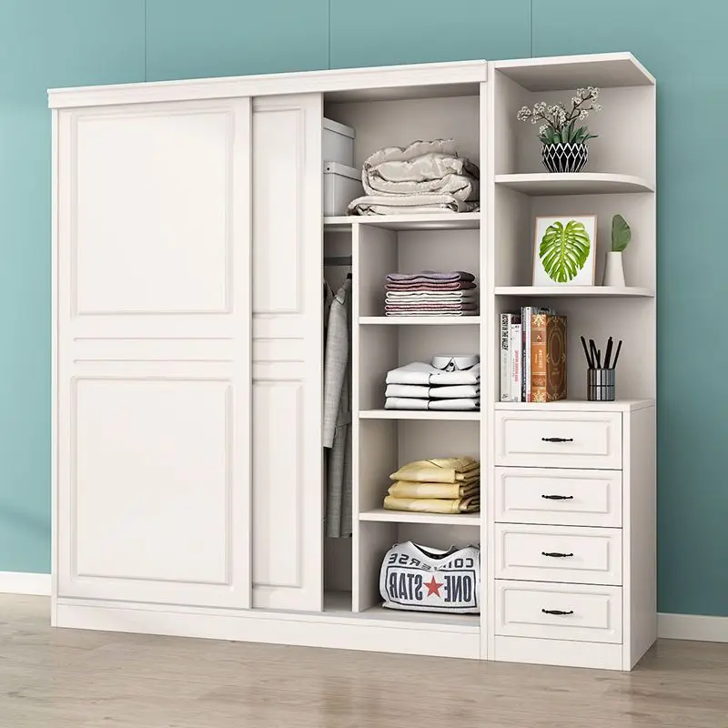 European wardrobe, bedroom, household sliding door, rental room, simple assembly of cabinets, high value and large capacity