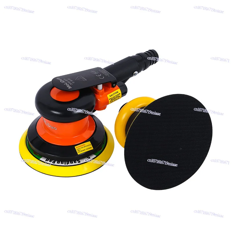 5 Inch High Speed Pneumatic Sandpaper Polishing Machine Industrial Grade Dry Grinder Automotive Woodworking Metal Eccentric