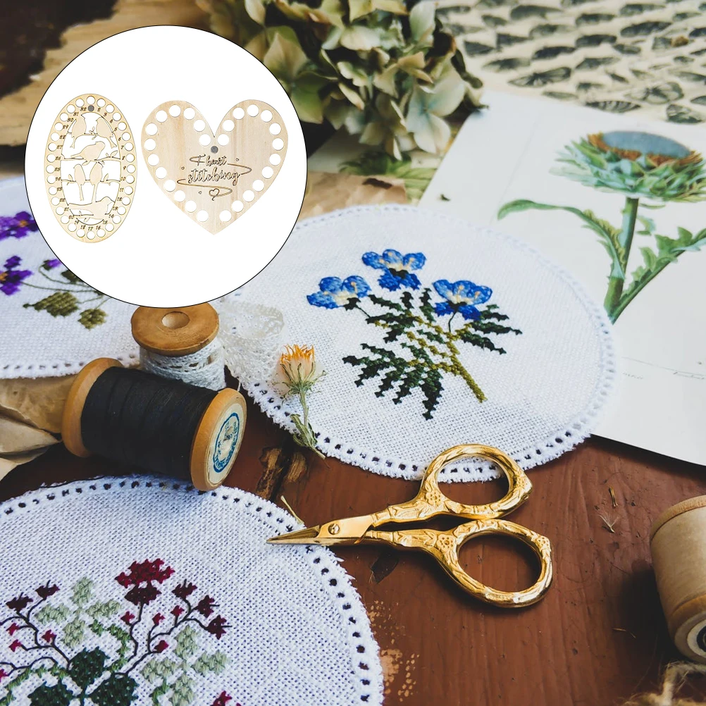 

4PCS Cross Stitch Storage Board Floss Holders Winding Plates Sewing St s Thread ganizers Lightweight Durable Craft Tools