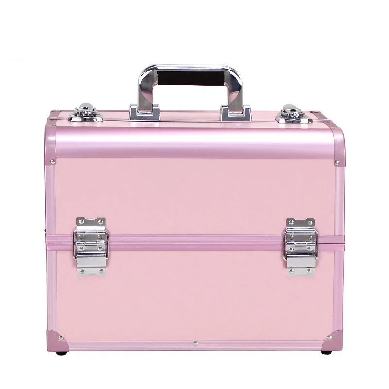 Portable Large Capacity Makeup Storage Case Professional Beauty Tool Box For Nail Art Eyebrow Embroidery  Artist Cosmetic