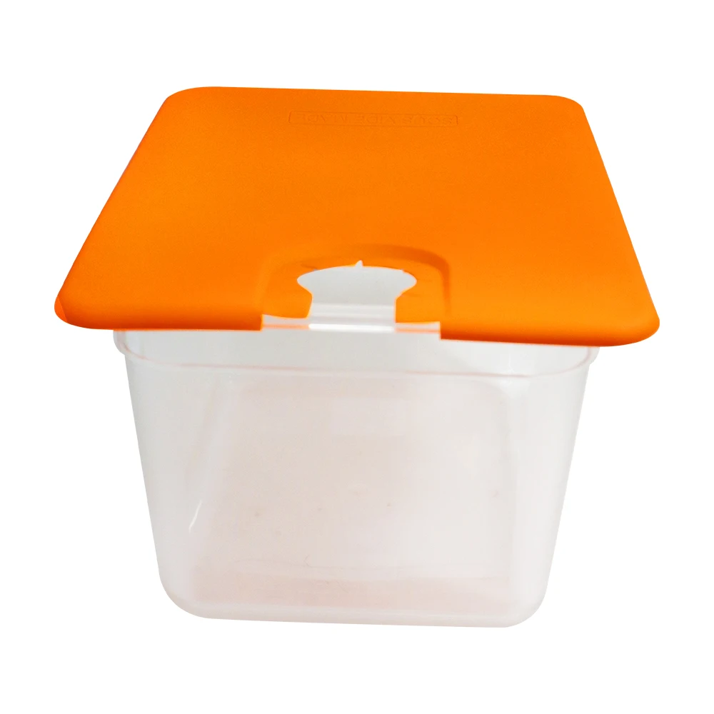 مجموعة أدوات طباخ Sous Vide لجميع أدوات التدوير الغمر تتضمن غطاء سيليكون وحاوية مياه سعة 11 لتر (ليست مع آلة Sous Vide)