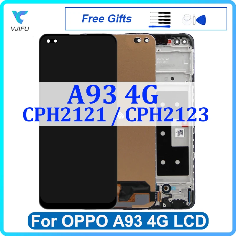 

Incell Screen For OPPO A93 4G LCD Display Touch Sensor CPH2121 CPH2123 Digitizer Assembly Replacement Phone Repair Parts