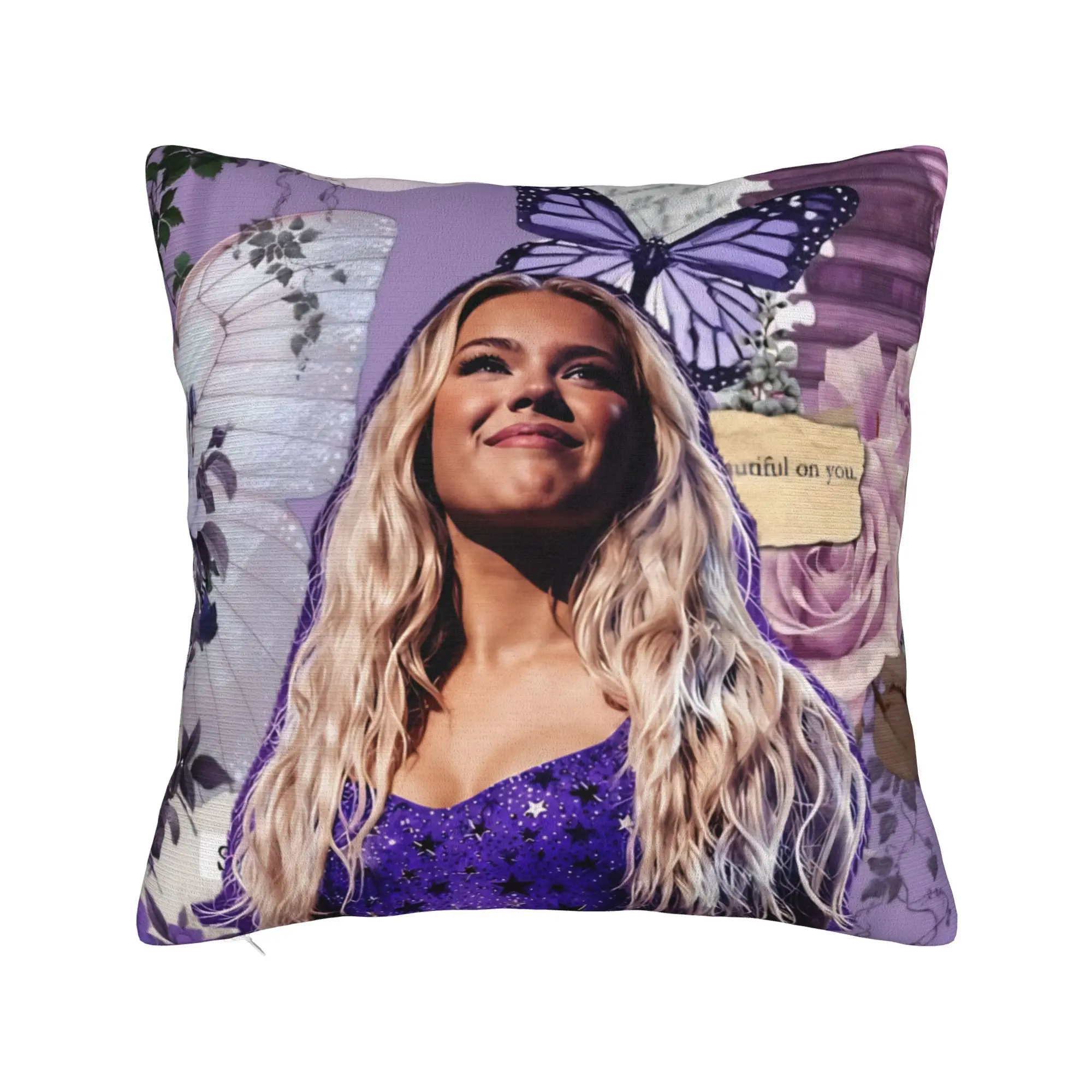 F-Freya Skye Singer Pillowcase Printed Cushion Cover Gift  Throw Pillow Case Cover Seat Square