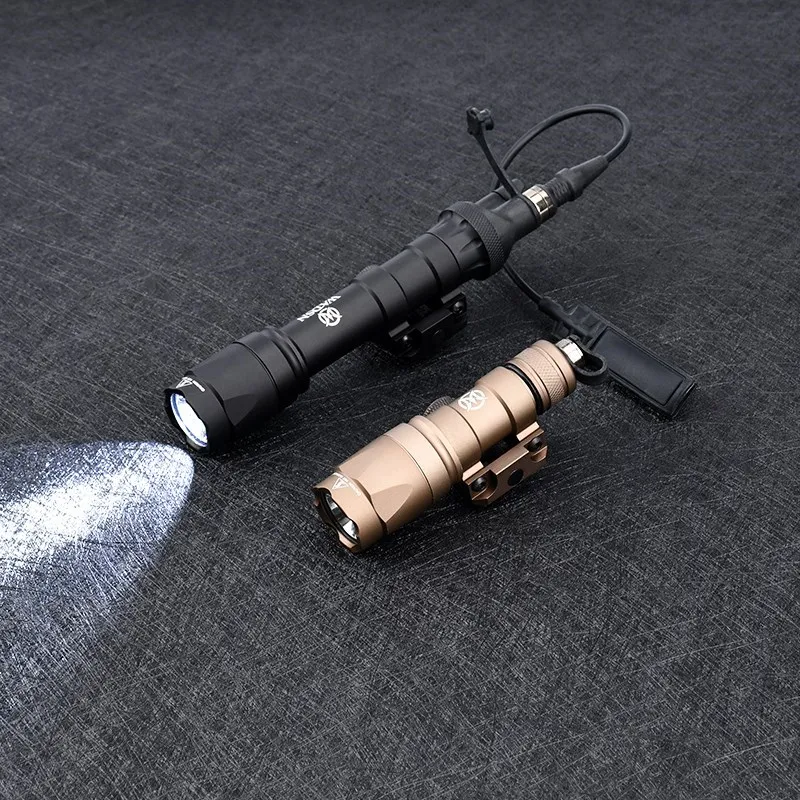 WADSN M600 M600C M300 M300A Flashlight Mini Tactical Airsoft Weapon Scout Light with Dual Function Pressure Remote Switch Cap