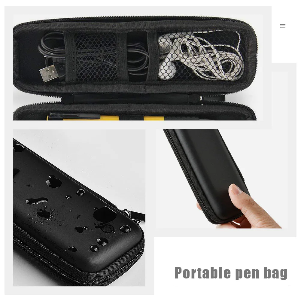 

Compact Pen Case Eva Hard Shell Stylus Organizer Portable Pencil Pouch with Mesh Interior for Accessory Protection