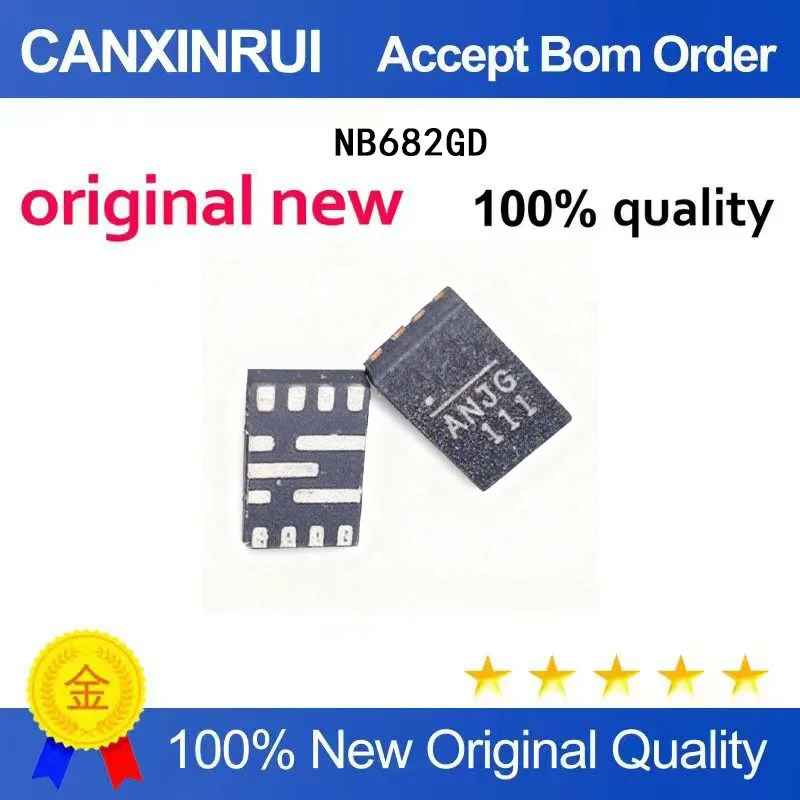 (5-100 Pieces) NB682 NB682GD Silk Screen Anjg Anjb Anj Beginning Qfn Brand New Original Stock