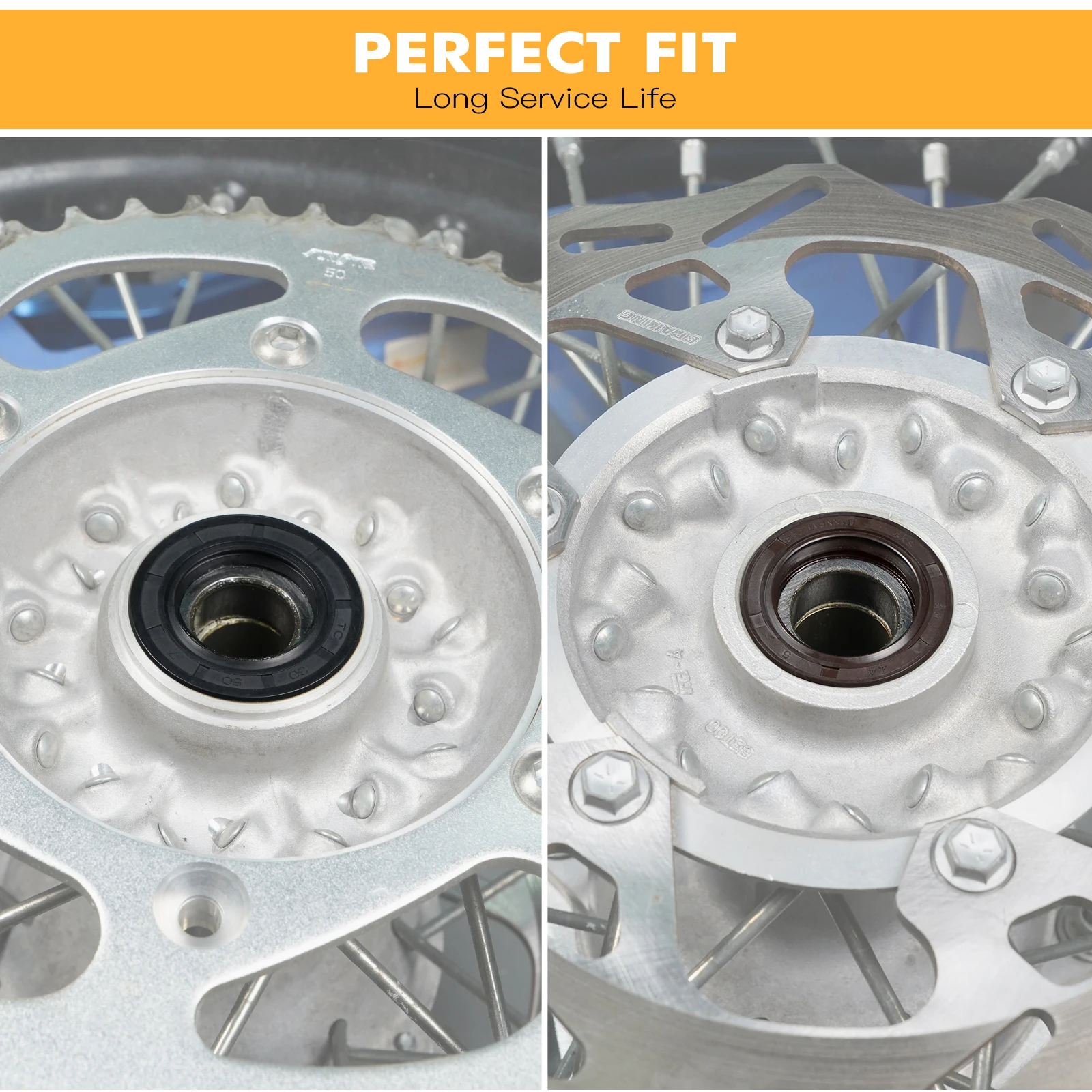 لياماها YZ125 YZ250 1999-2024 YZF250 YZF450 WR250F WR450F YZ 125 250 426 450 X F FX WRF YZF محامل العجلات الخلفية مجموعة أختام الزيت
