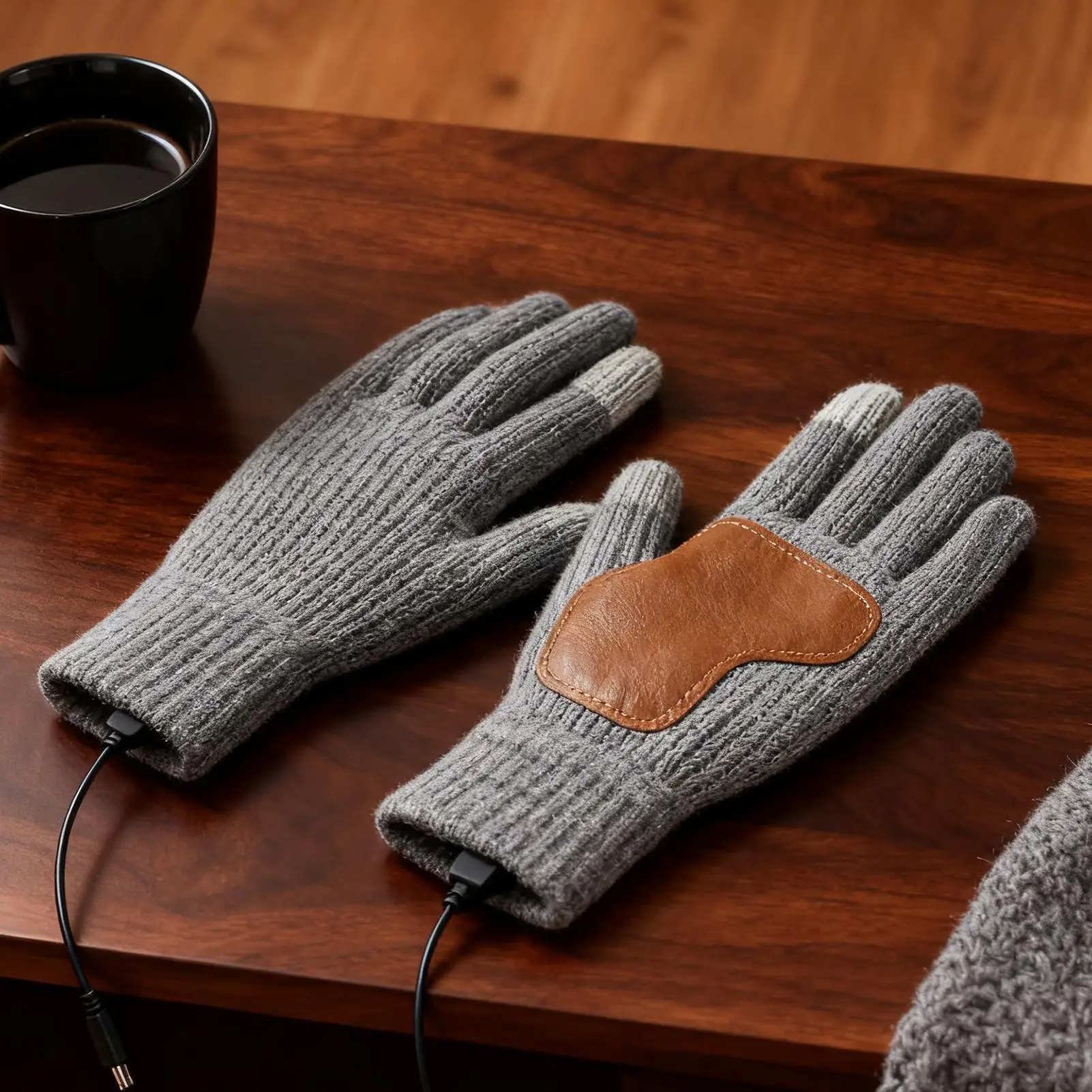 

Battery Heated Gloves for Skiing, Rechargeable Warm Gloves with 3 Modes, Cold Weather Heated Mittens for Motorcycle Camping