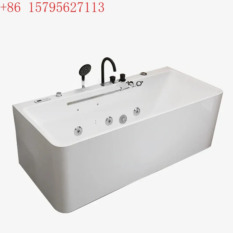 

XL интегрированная бесшовная домашняя акриловая массажная ванна для серфинга, интеллектуальная ванна с подогревом и постоянной температурой