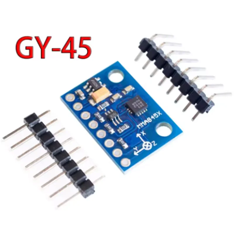 1PCS GY-45 MMA8452 Digital Triaxial Accelerometer High-Precision Inclination Module