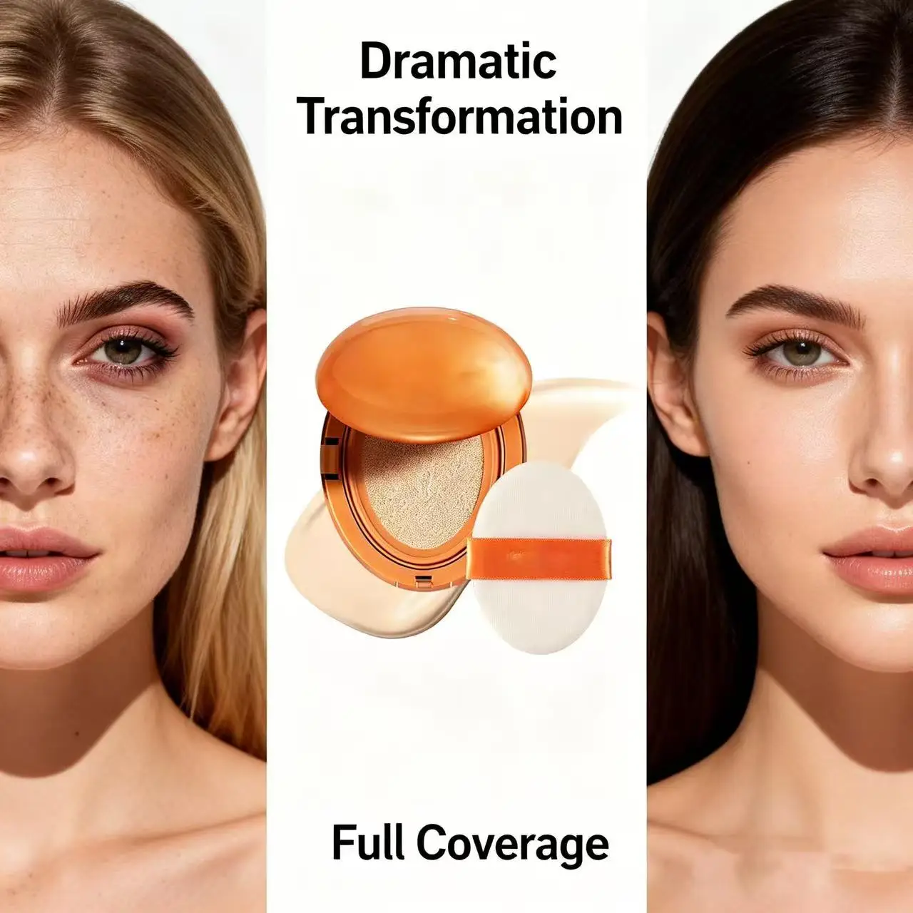 BARUBT72h Makeup Holding Air Cushion BB Cream, Light and Thin Before Makeup, Not Easy to Take Off Makeup, Control Oil and Bright