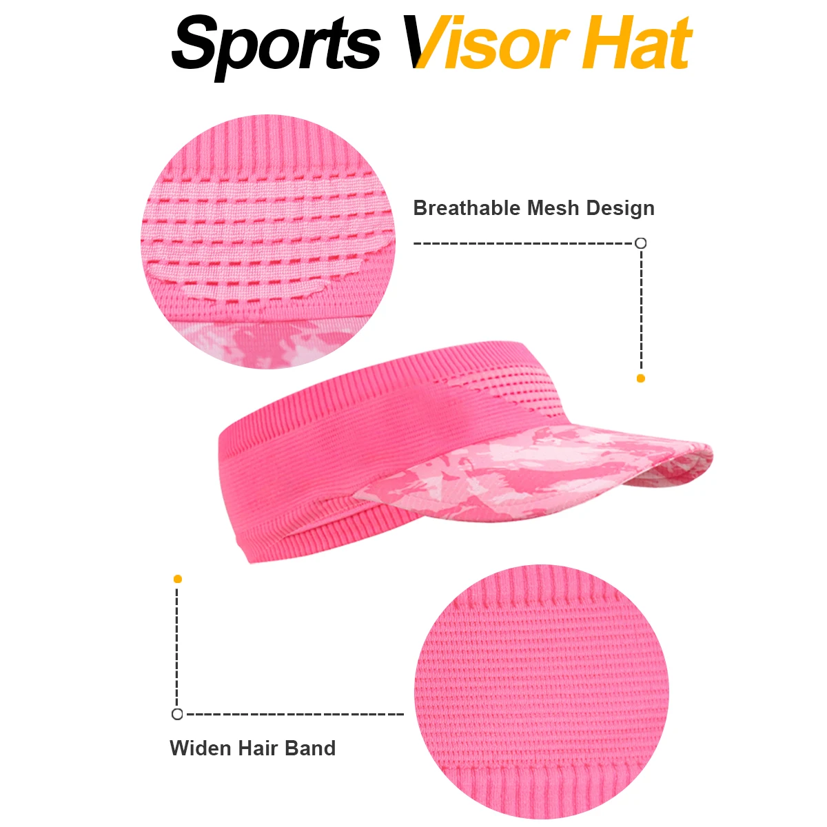 1pc Sports Empty Top Hat Summer Quick-drying Folding Sunscreen Hat Men\'s and Women\'s Breathable Yang Tennis Top Running Hat