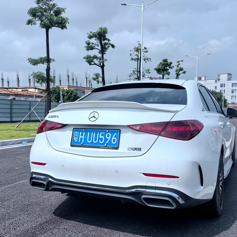 

Спойлер для Mercedes 2022+ W206, 4 двери, седан PSM, стиль C200 C260, АБС-пластик, хвостовое крыло, неокрашенный и лаковый цвет, спойлер W206