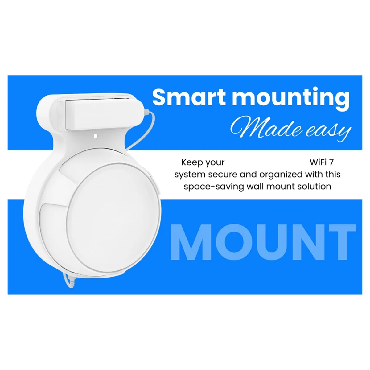 Supporto da parete per router RANA per Deco BE23/BE25/BE3600/BE5000 Wifi 7 Sistema WiFi domestico per montaggio a parete