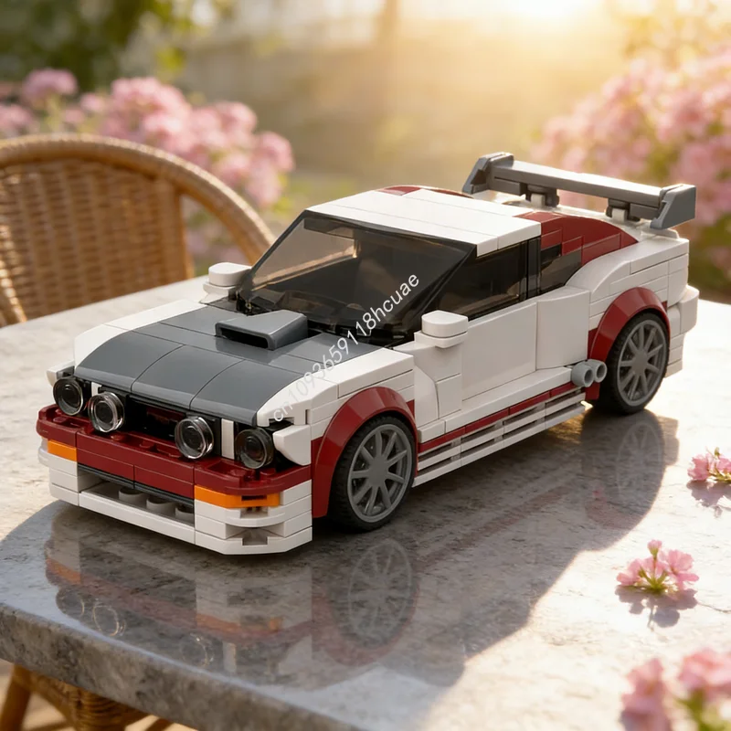 

408 деталей MOC City Champions Jewel S Forded Mustang GT Need for Speed, модель-конструктор, игрушка, строительные блоки, рождественский подарок, кирпичики