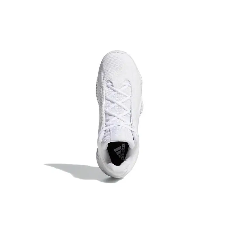 Adidas Pro Bounce 2018, низкие белые кроссовки FW0903