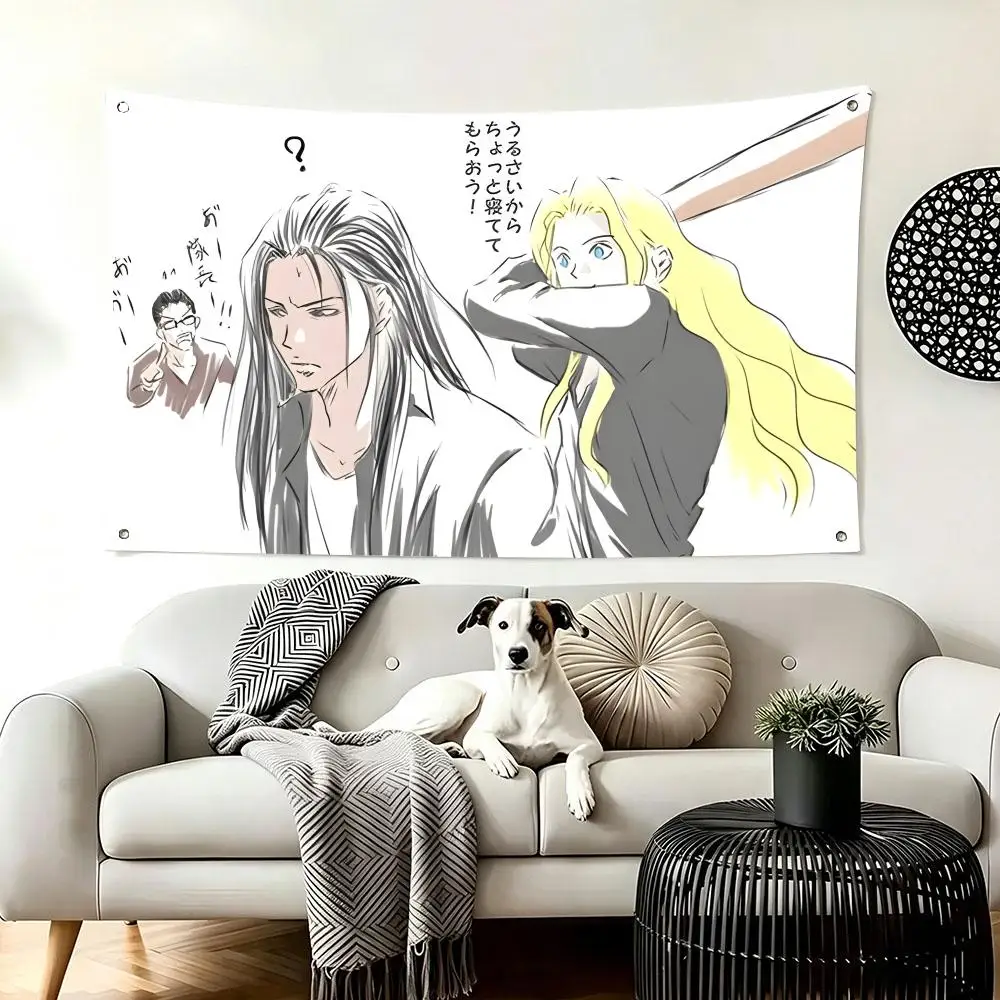 Comedy Anime L-LEVEL E Flags  For Living Room Home Dorm Decor Wall Outdoor Camping Party Banner Gifts