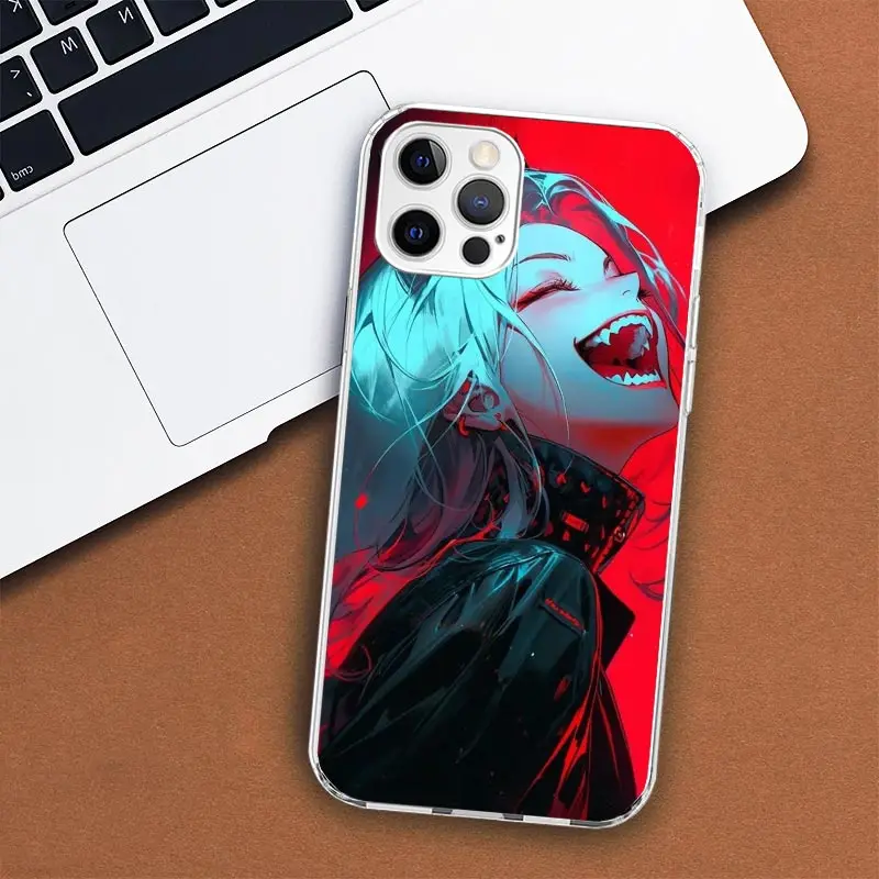 Crazy Gothic Japan Anime Girls Phone Case For Apple iPhone 11 12 13 14 15 16 Pro Max 7 X XS 8 Plus + Mini SE Customized Print So